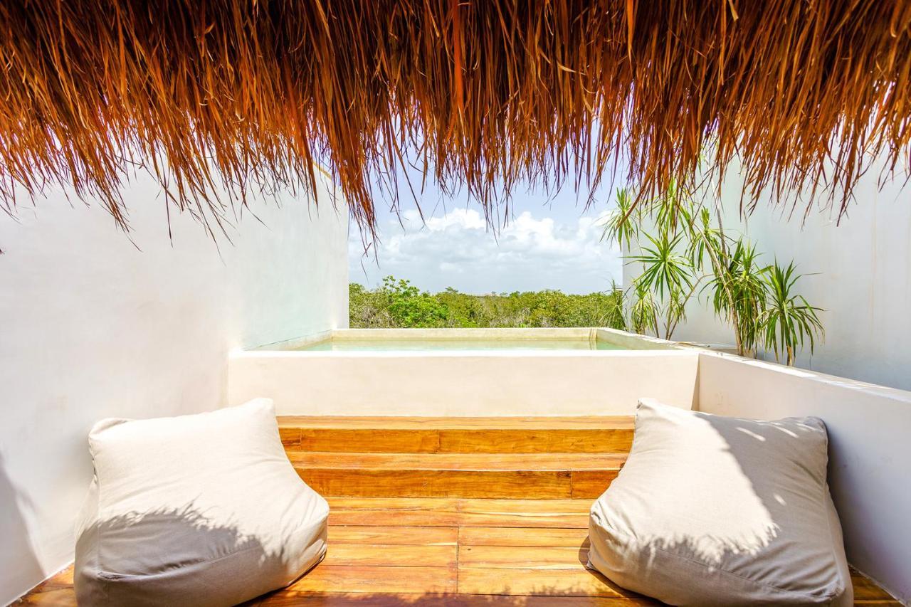 Jungle Luxury In Private Residential Area & Stunning Rooftop By Stella Rentals Tulum Eksteriør bilde