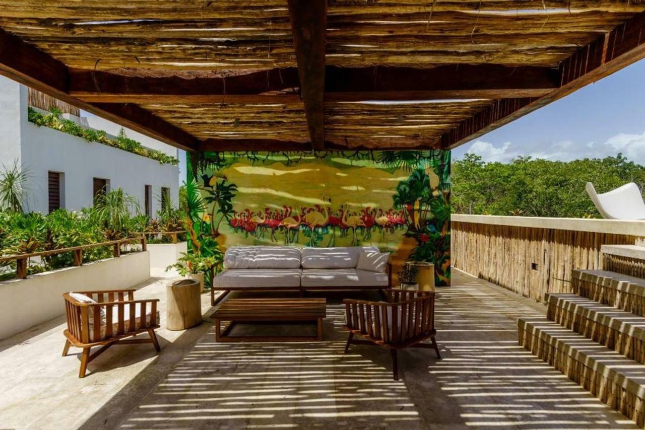 Jungle Luxury In Private Residential Area & Stunning Rooftop By Stella Rentals Tulum Eksteriør bilde