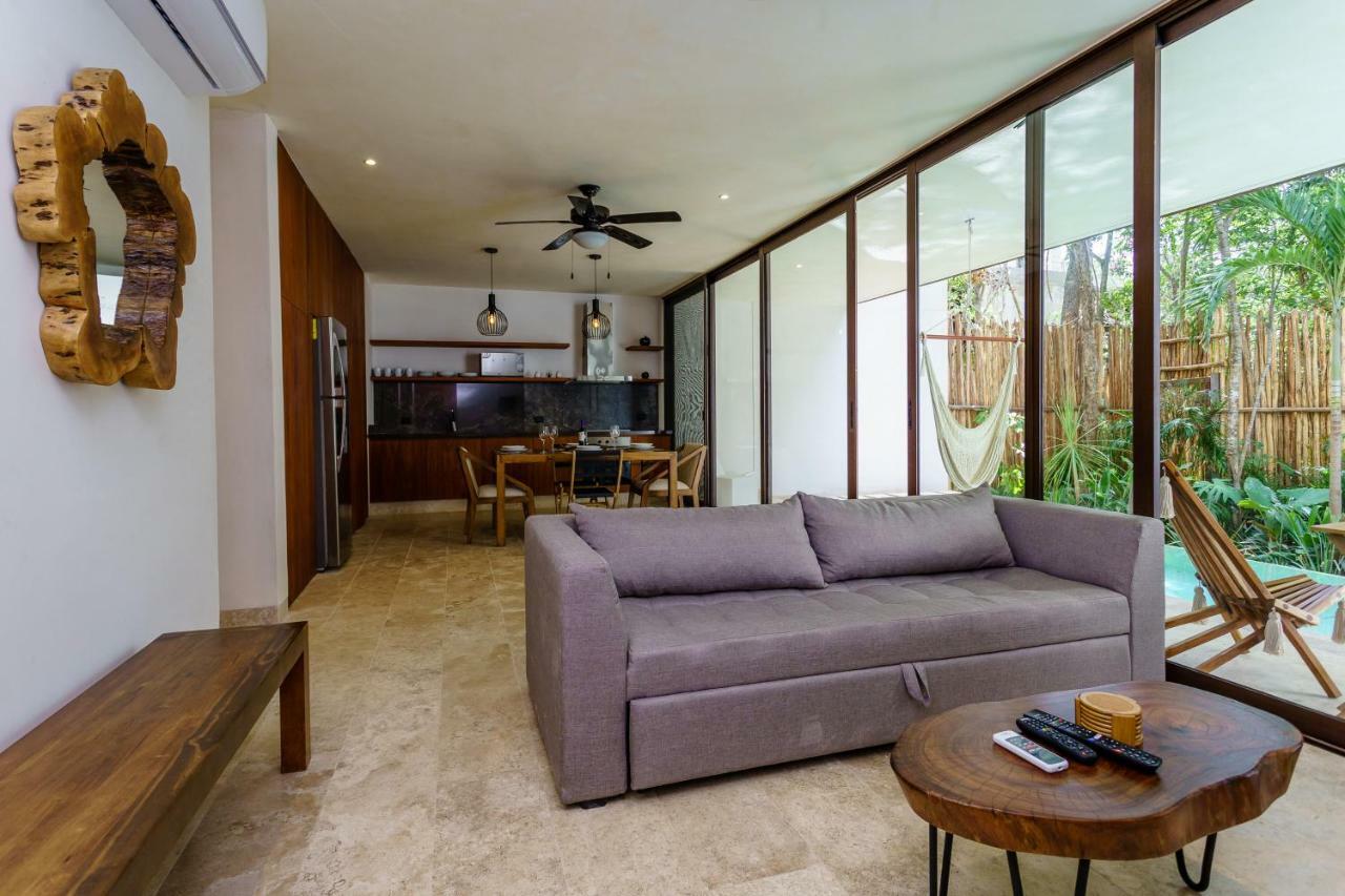 Jungle Luxury In Private Residential Area & Stunning Rooftop By Stella Rentals Tulum Eksteriør bilde