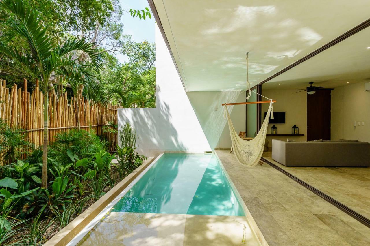 Jungle Luxury In Private Residential Area & Stunning Rooftop By Stella Rentals Tulum Eksteriør bilde