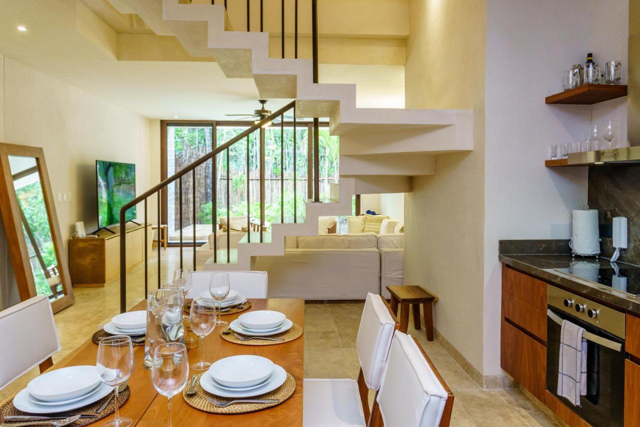 Jungle Luxury In Private Residential Area & Stunning Rooftop By Stella Rentals Tulum Eksteriør bilde