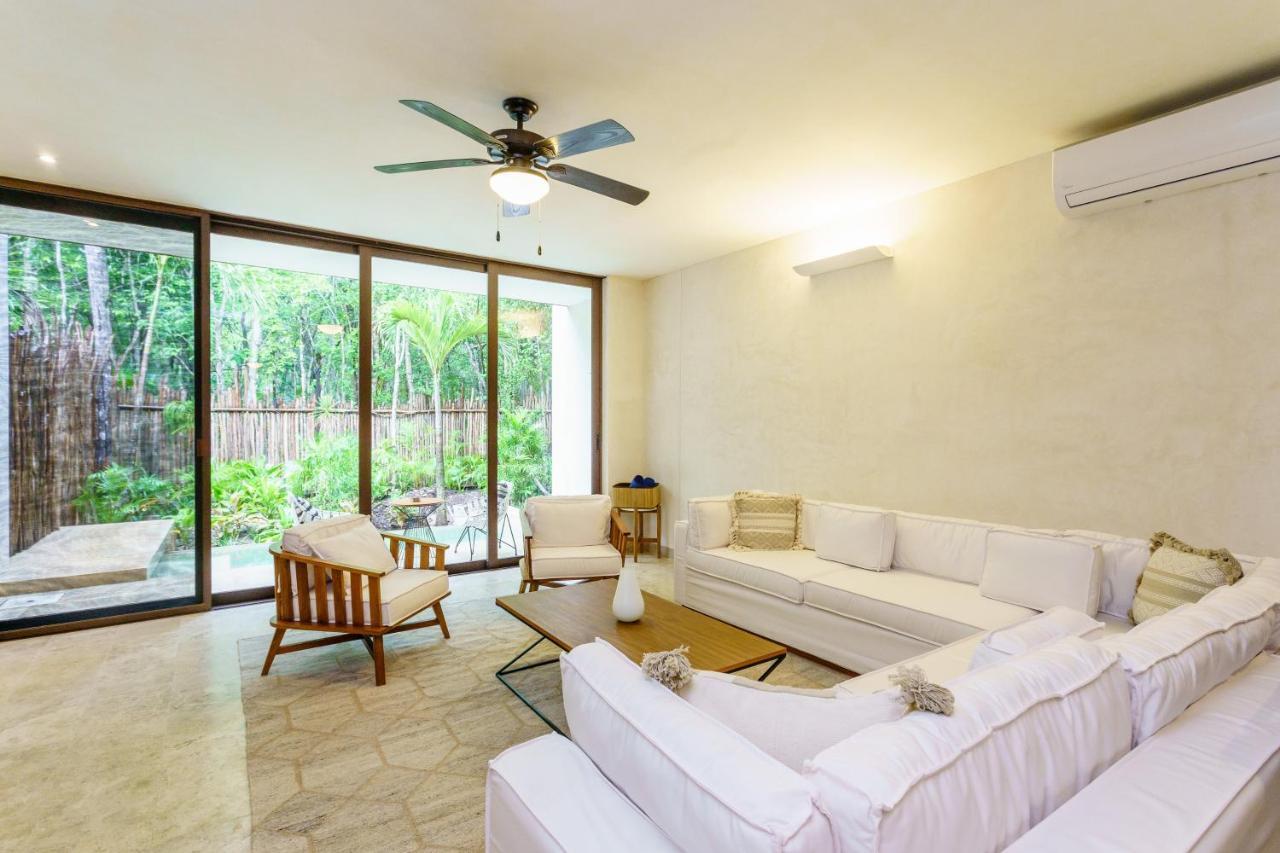 Jungle Luxury In Private Residential Area & Stunning Rooftop By Stella Rentals Tulum Eksteriør bilde